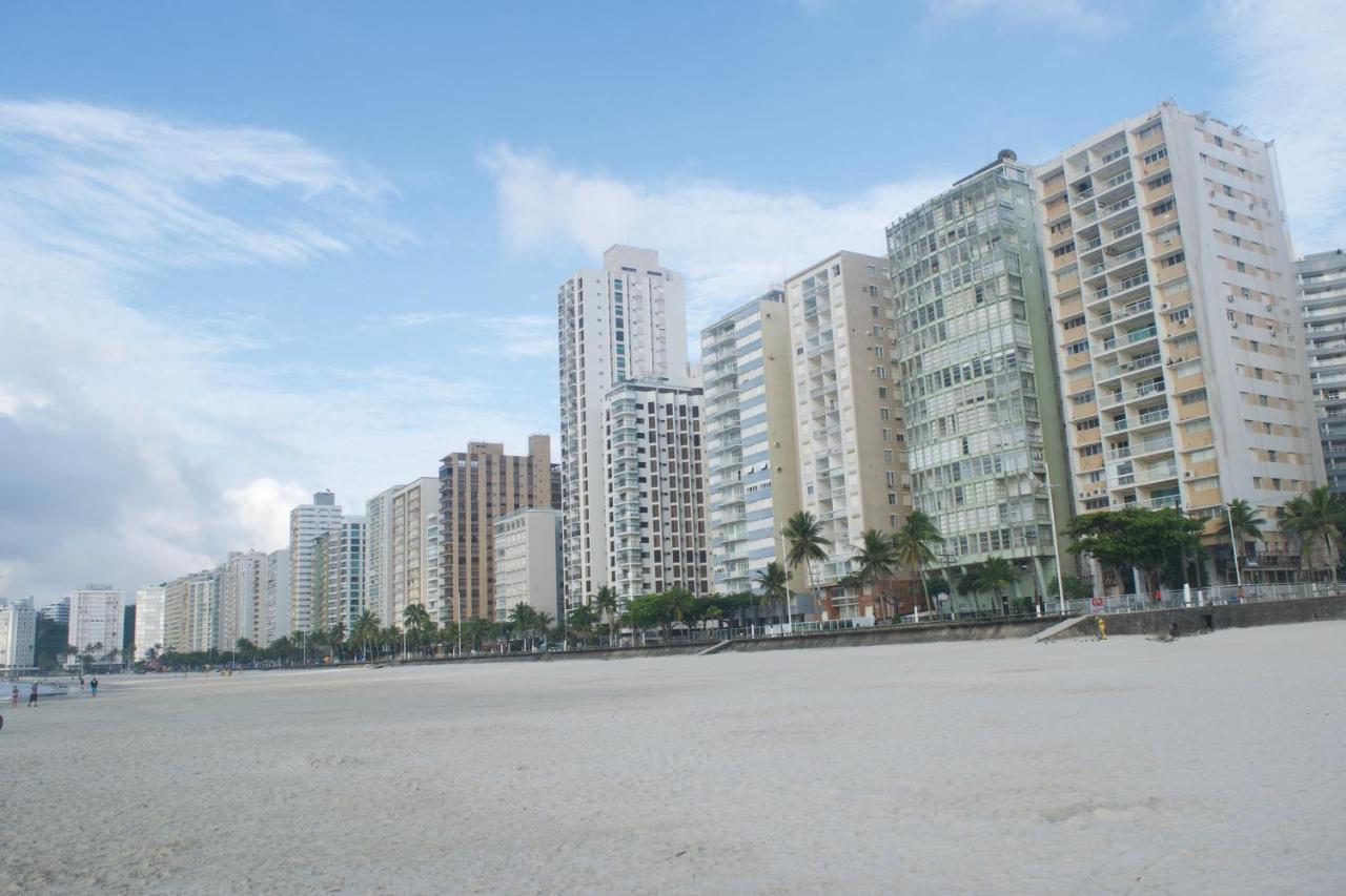 Pitangueiras pé na areia 90m2 c/ 3 quartos e Wi-Fi Guarujá Exterior foto