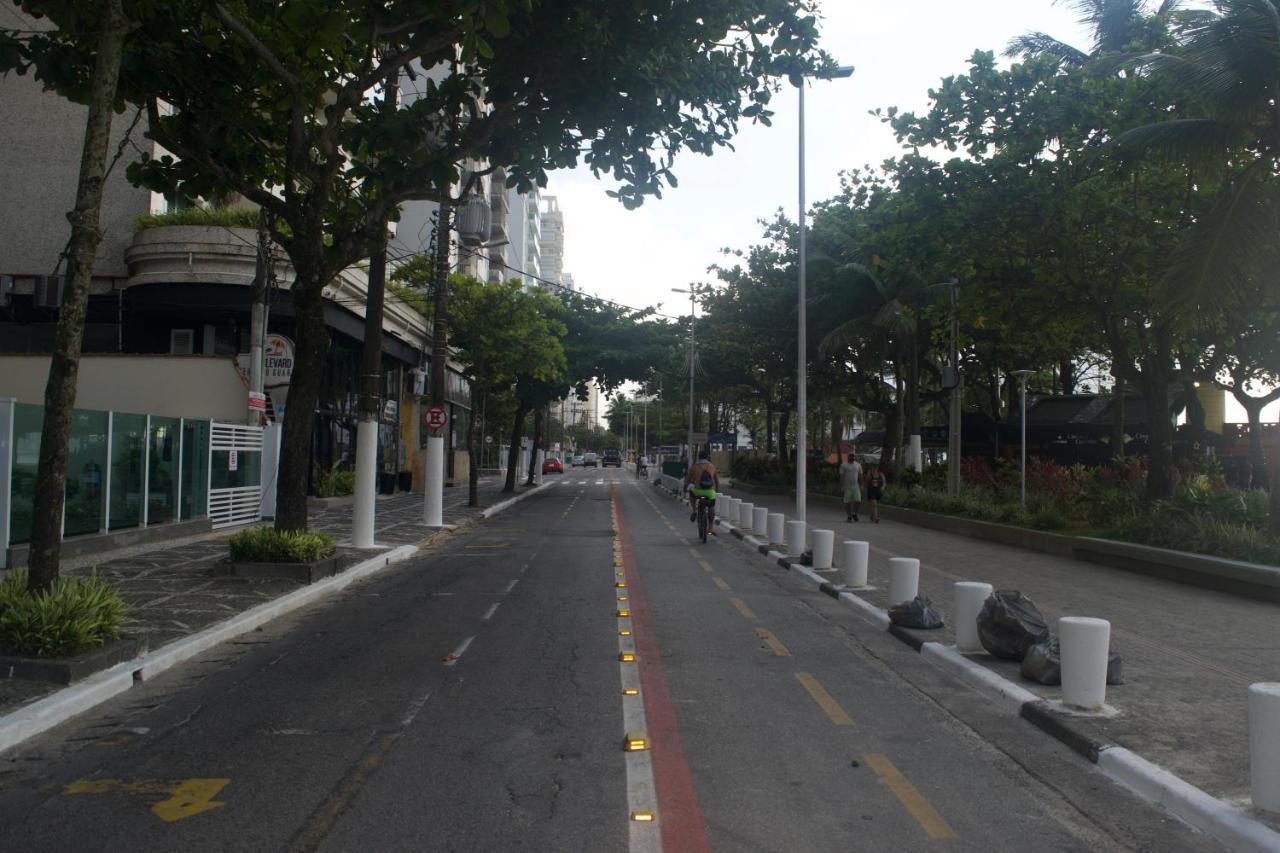 Pitangueiras pé na areia 90m2 c/ 3 quartos e Wi-Fi Guarujá Exterior foto